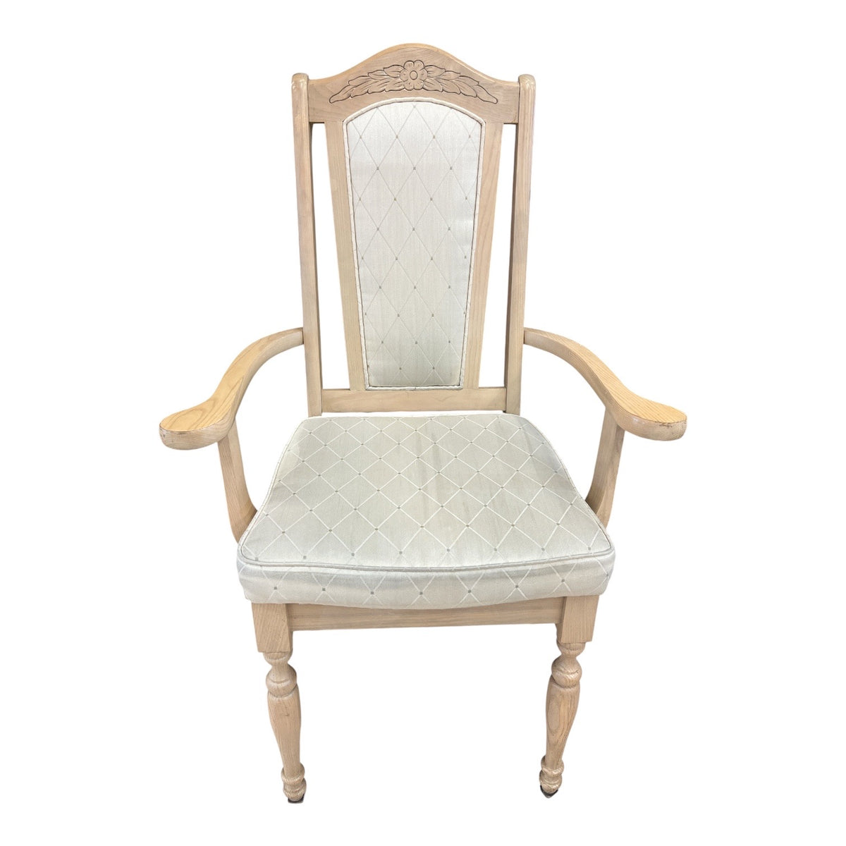 Blonde Wood Dining Set - 6 Chairs