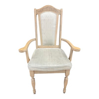 Blonde Wood Dining Set - 6 Chairs
