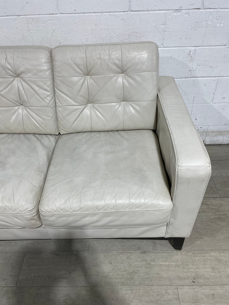 Vegan Leather Loveseat