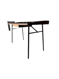 Dark brown office desk