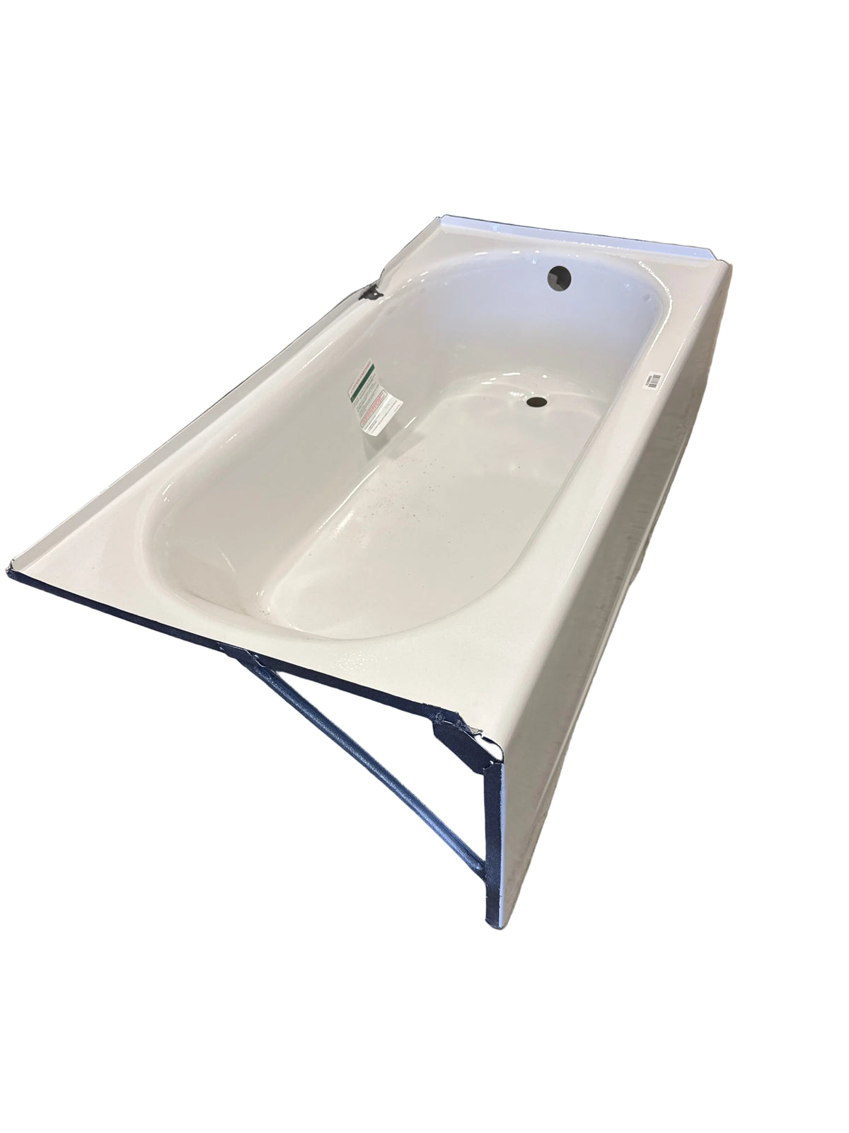 American Standard Princeton PRO Steel 60 x 30-inch Integral Apron Bathtub with Right-Hand Drain in White