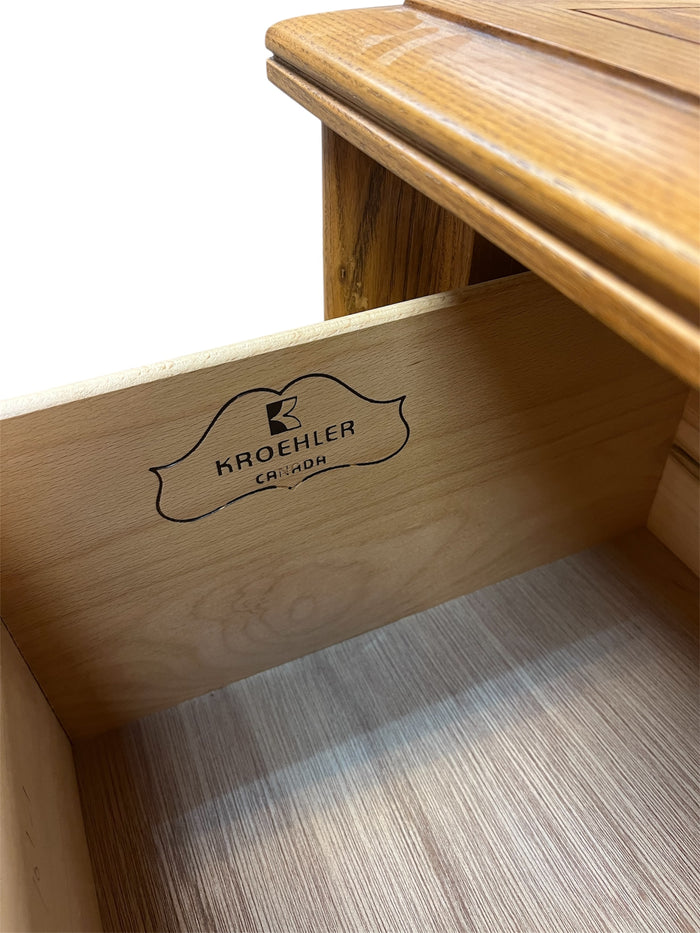 Kroehler Solid Maple Nightstand