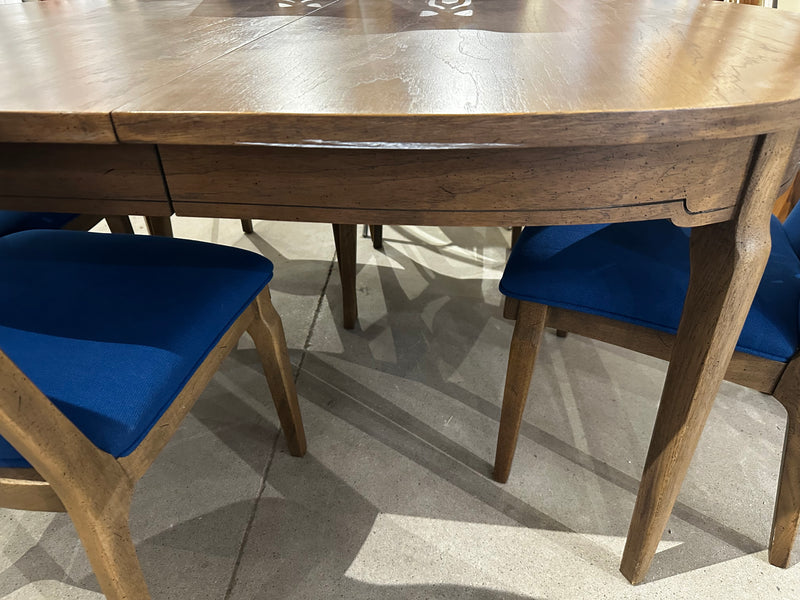 MCM Dining table and 6 chairs