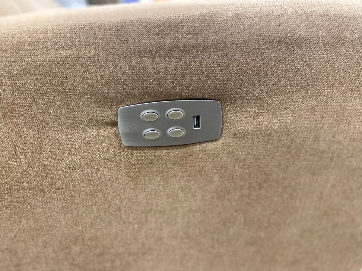 Tan Electric Recliner Chair