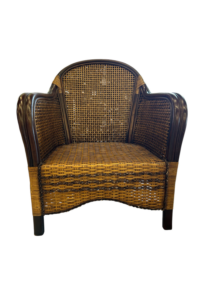 Pier 1 Bohemian Wicker Armchair