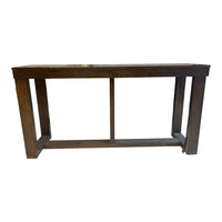 Contemporary Espresso Console Table