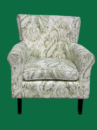 Green Paisley Armchair