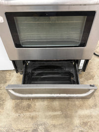 Black and Silver Frigidaire 30-inch Electric Range Stove
