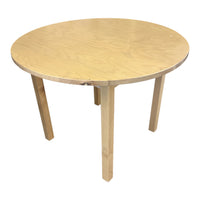 Pine Round Accent Table