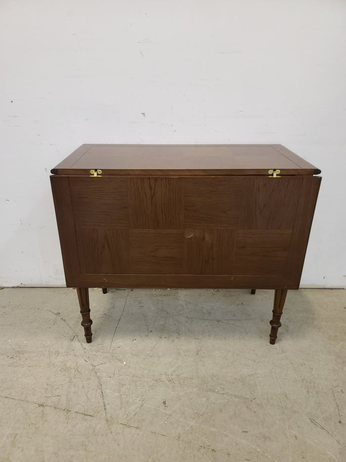 Vintage Solid Wood Drop-Leaf Dining Table #MR1