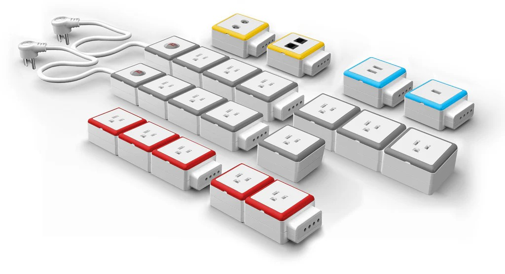 One Adaptr Stack 3 AC Outlet Extension Module