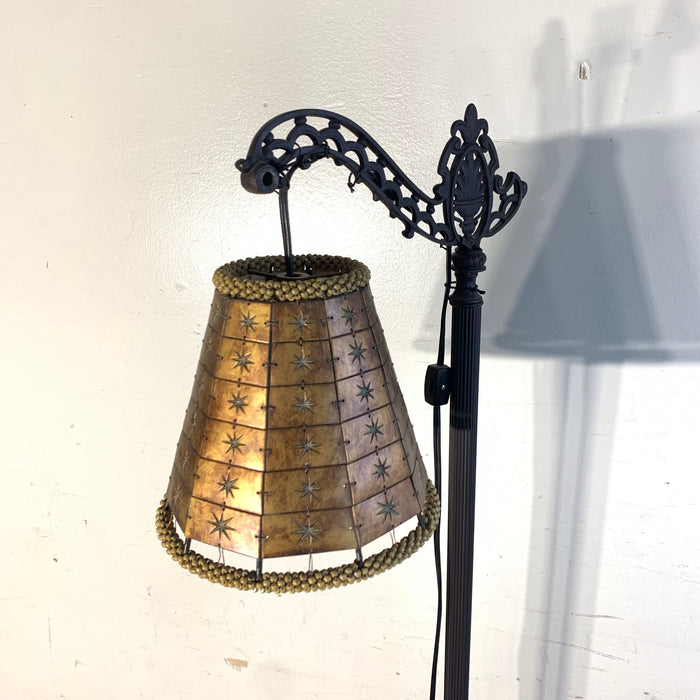 8-inch Dia. Vintage Style Metal Shade Floor Lamp