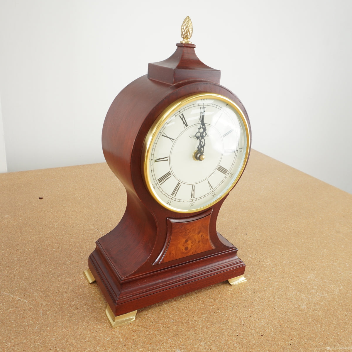 8-inch W Antique Balloon Mantel Clock with Chime