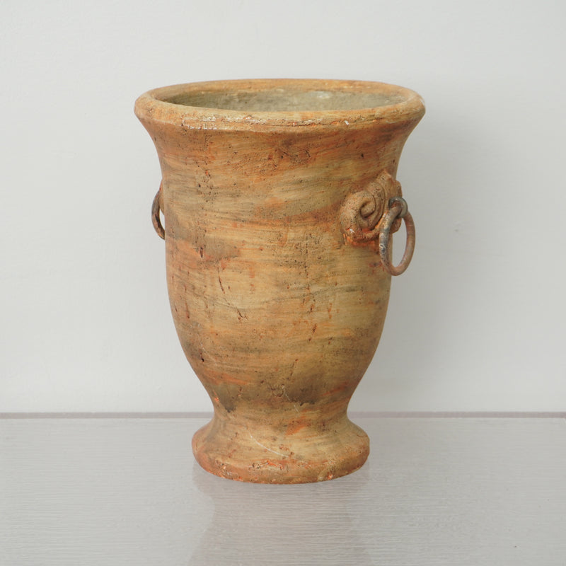 8-inch W Clay Pottery Planter