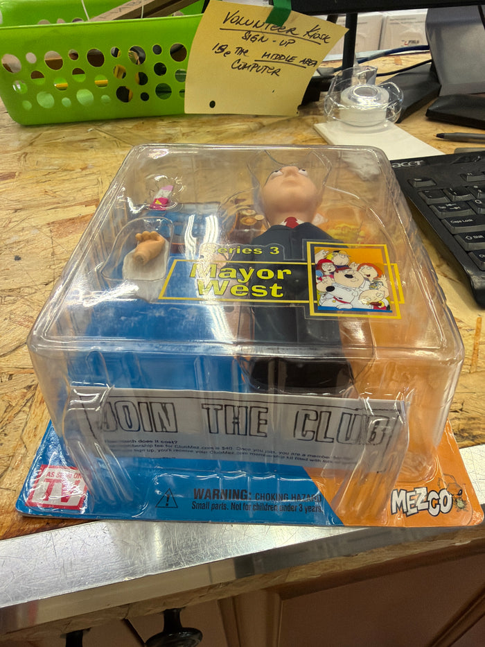 Mezco Toyz Family Guy Series 3 Mayor Adam West Action Figure - New In Box