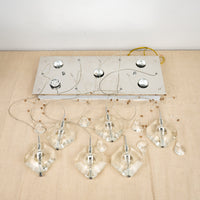 Modern Chandelier - 10" W x 30" H