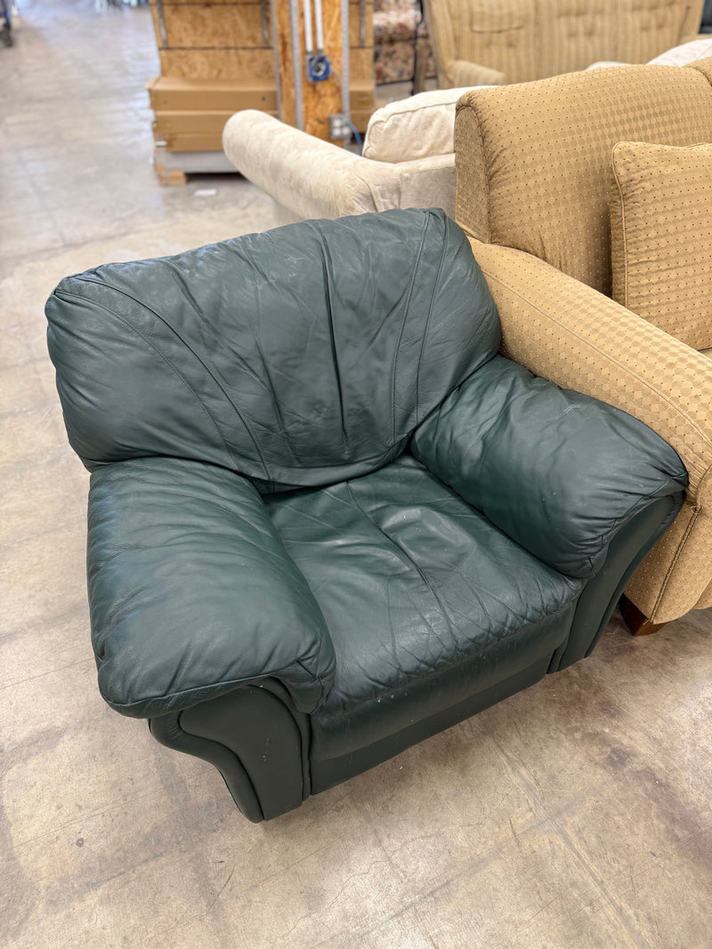 Dark Pine Green Armchair