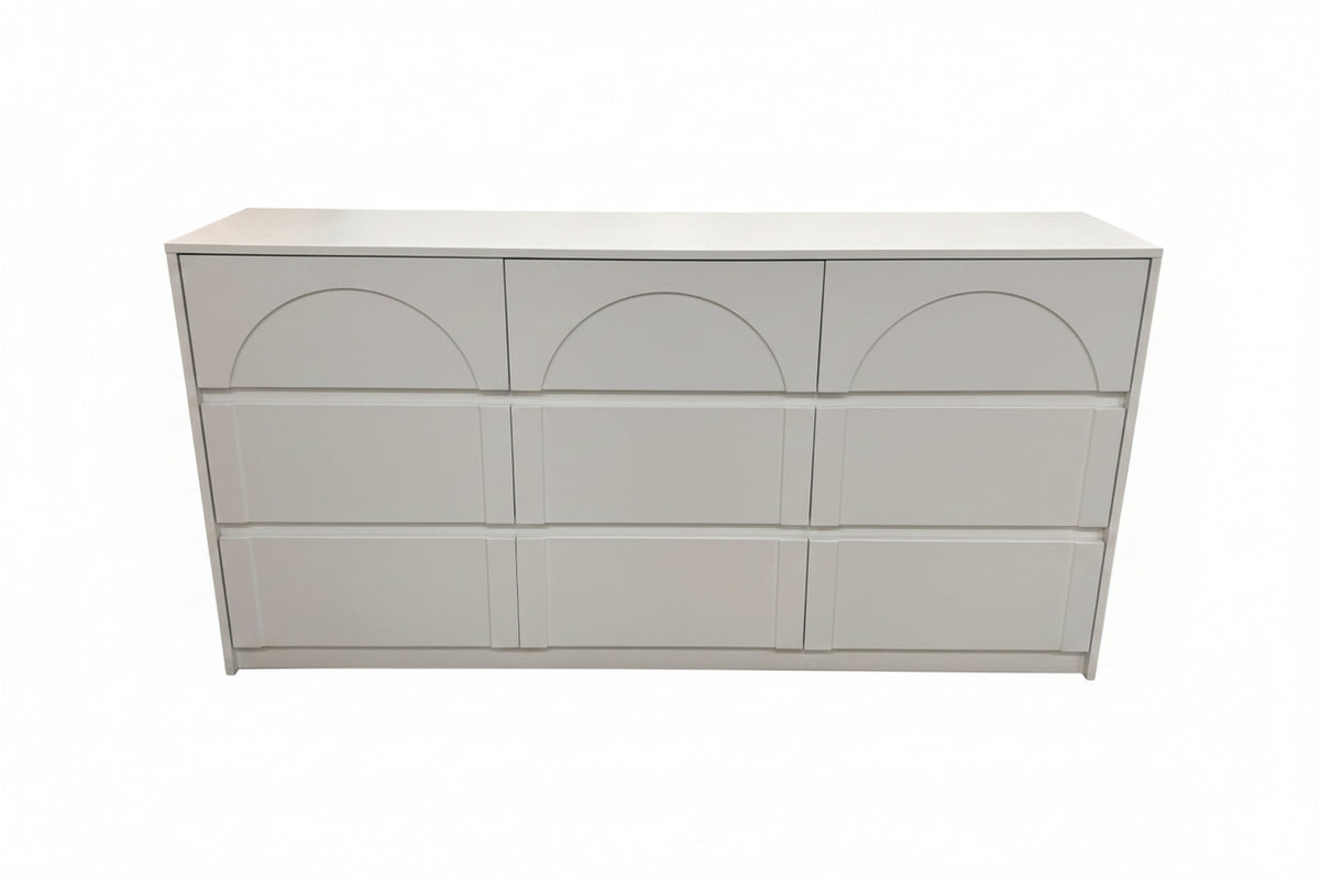 White 9-Drawer Dresser