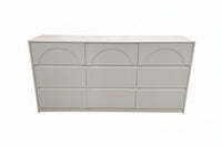 White 9-Drawer Dresser