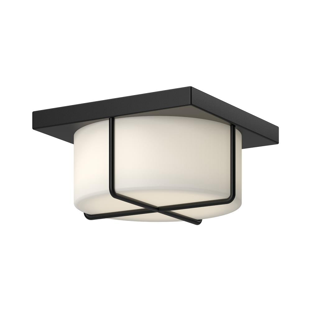 Regalo 10 Brushed Black LED Flush Mount