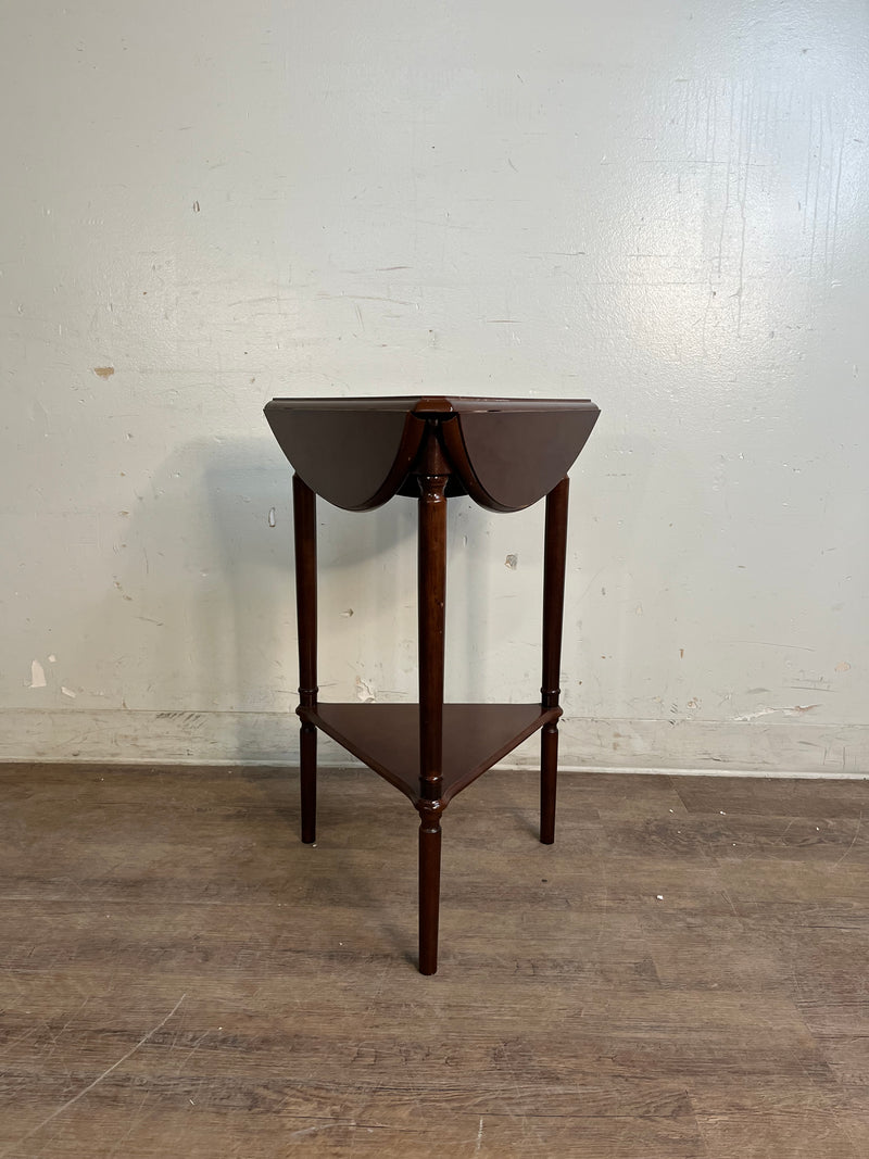 Bombay Company  Triangular Drop Round Folding Table