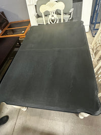 Dining table and six chairs