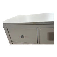 Bejeweled 8-Drawer White Dresser