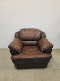 Faux Leather Armchair