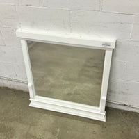 Foremost Naples 30 x 32-in. Framed Mirror in White