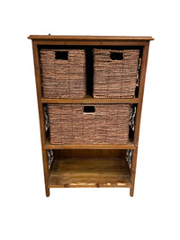 Shelf Unit with Storage Baskets