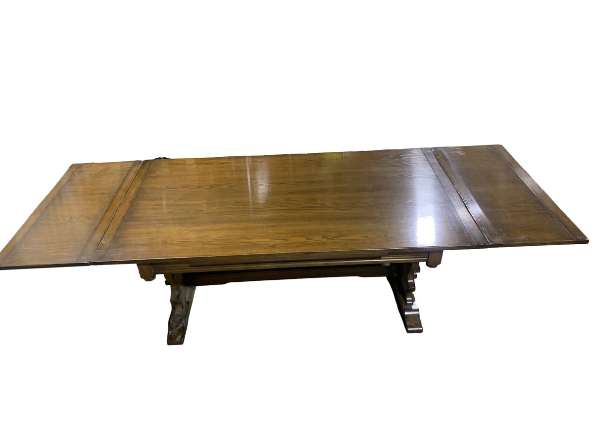 Solid Oak Family Table