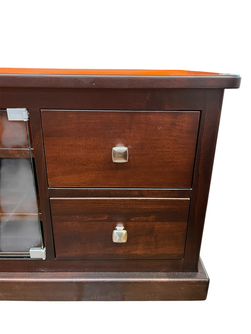Dark Wood Console Table