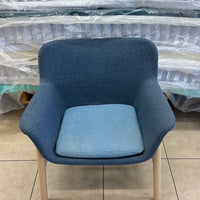 Denim Blue Accent Chair