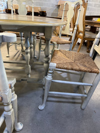 48"W Oval Dining Set w/ 6 Chairs