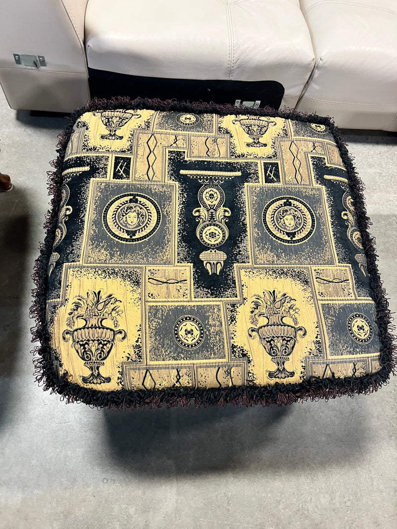 Black and Gold Ottoman