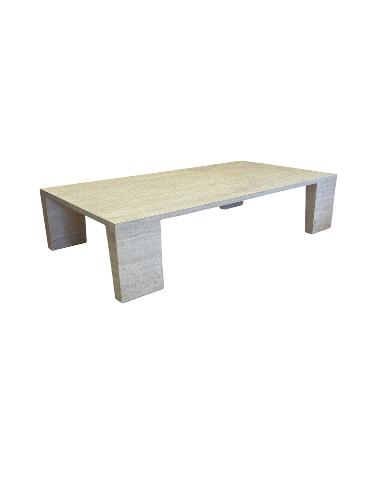 Modern Travertine Coffee Table