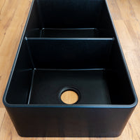 33" x 19" Granite Sink - Black