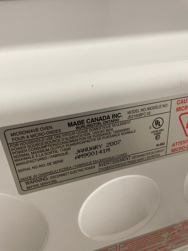 GE Black Countertop Microwave