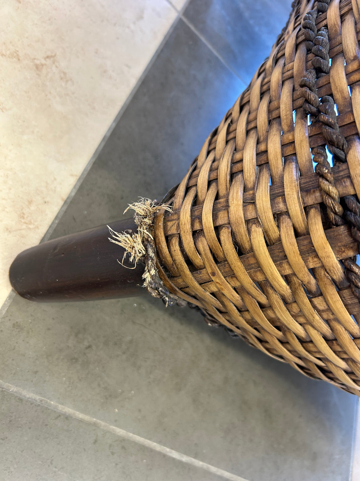 Pier 1 Bohemian Wicker Armchair