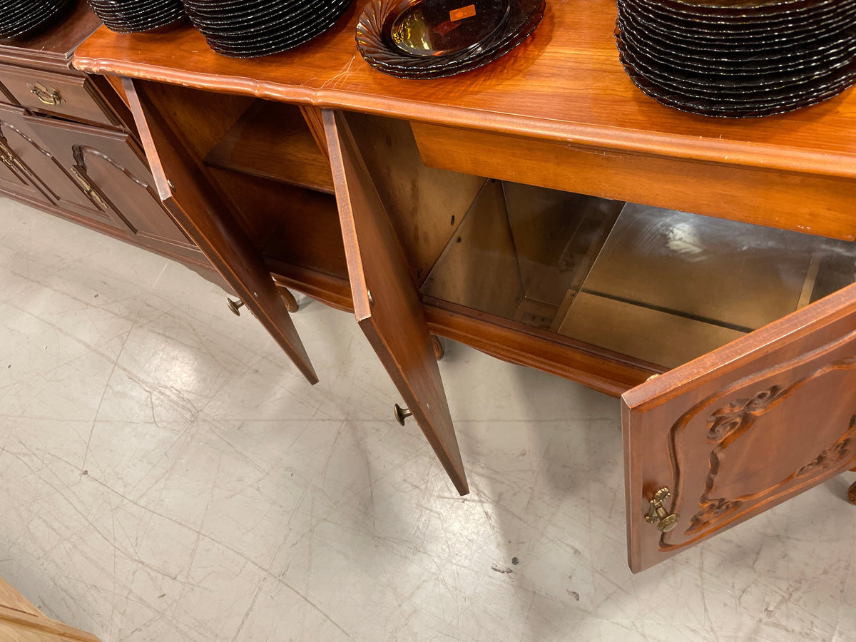 4-Drawer Light Brown Sideboard