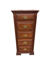 Vintage Wooden Tallboy Chest
