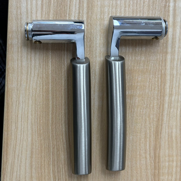 Door Lever Trim Set – Chrome & Satin Nickel, ALM-999