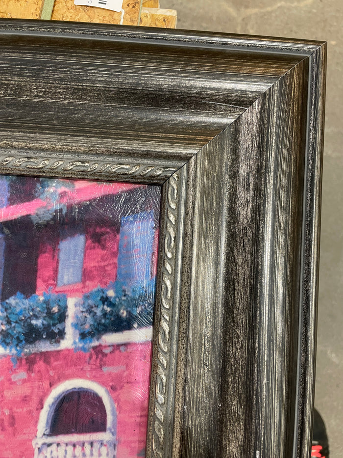 Coastal Village Landscape Wall Art