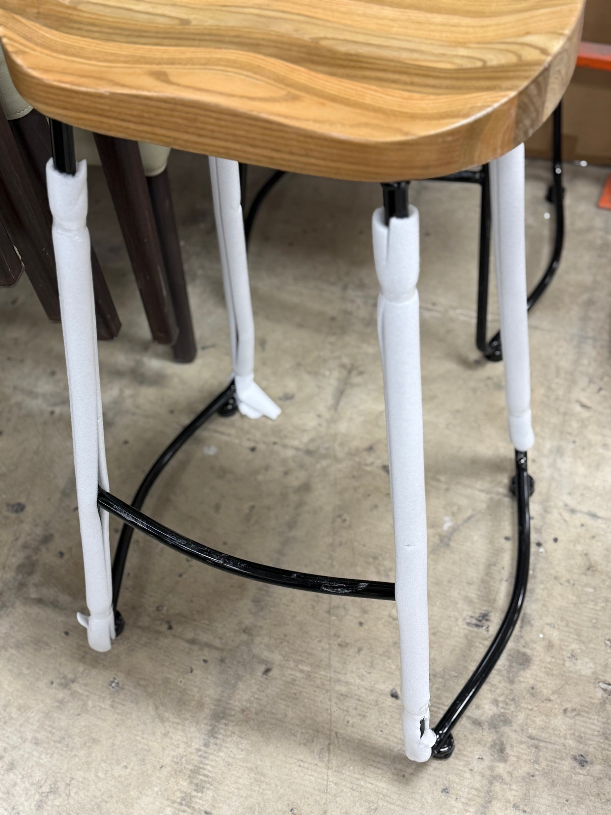Modern Styled Solid Wood Bar Stool