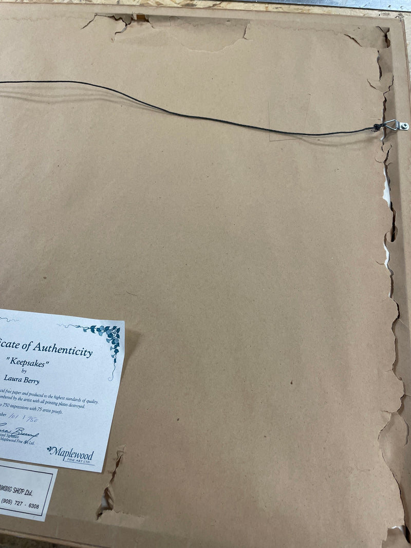 "Keepsakes" - By Laura Berry Framed Print