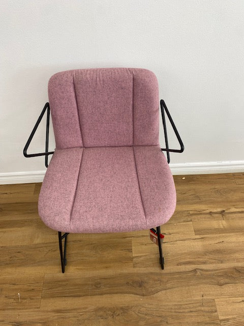 Modern Pink Accent Chair