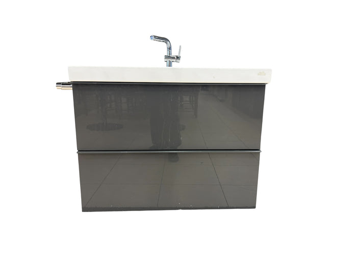Grey Wall-hung Vanity