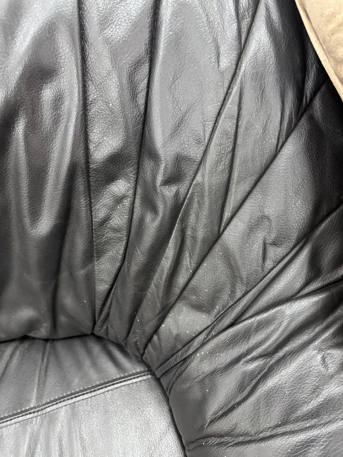 Black Leather Loveseat