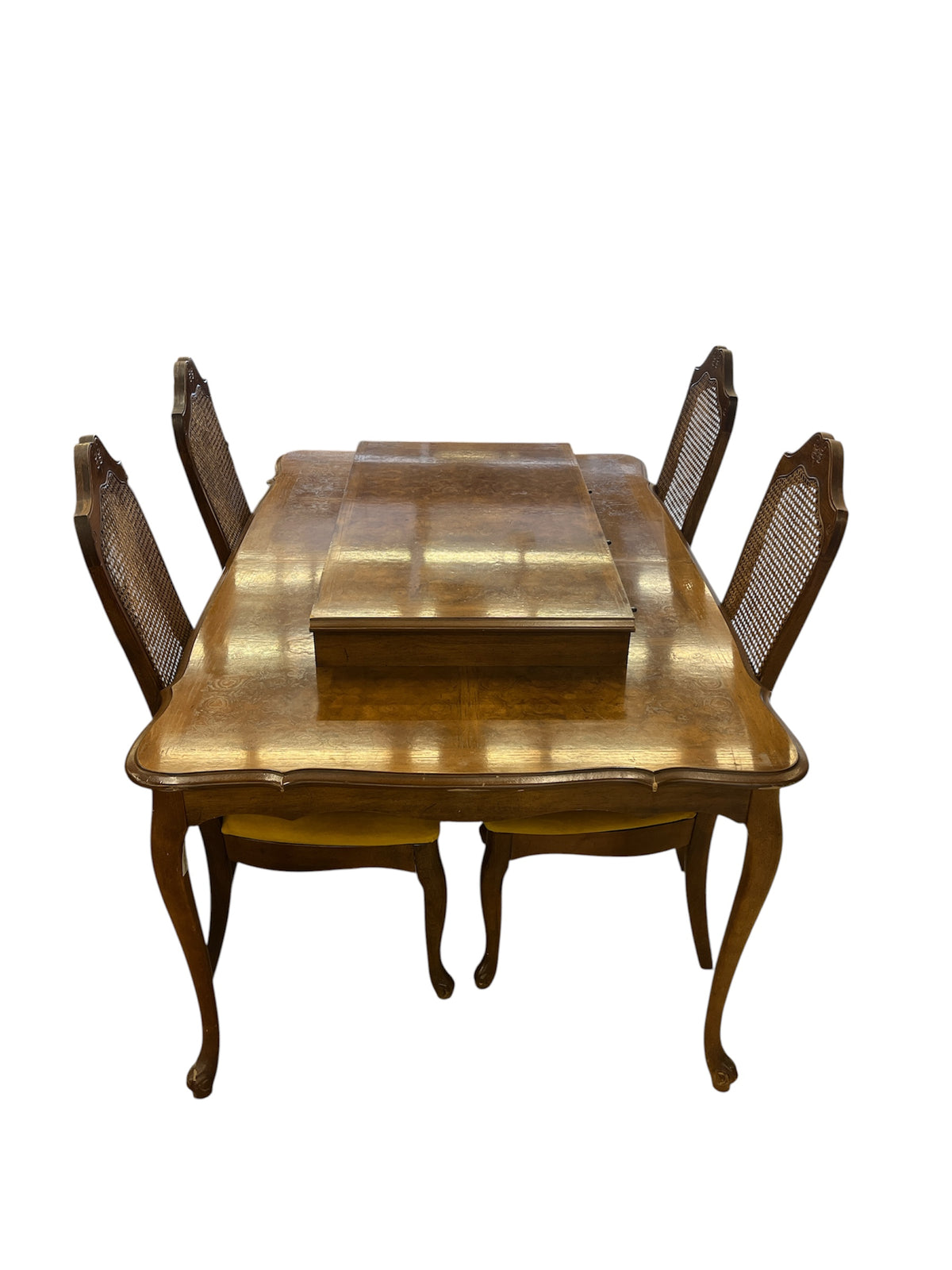 French Provincial Dining Set Table with 4 Chairs