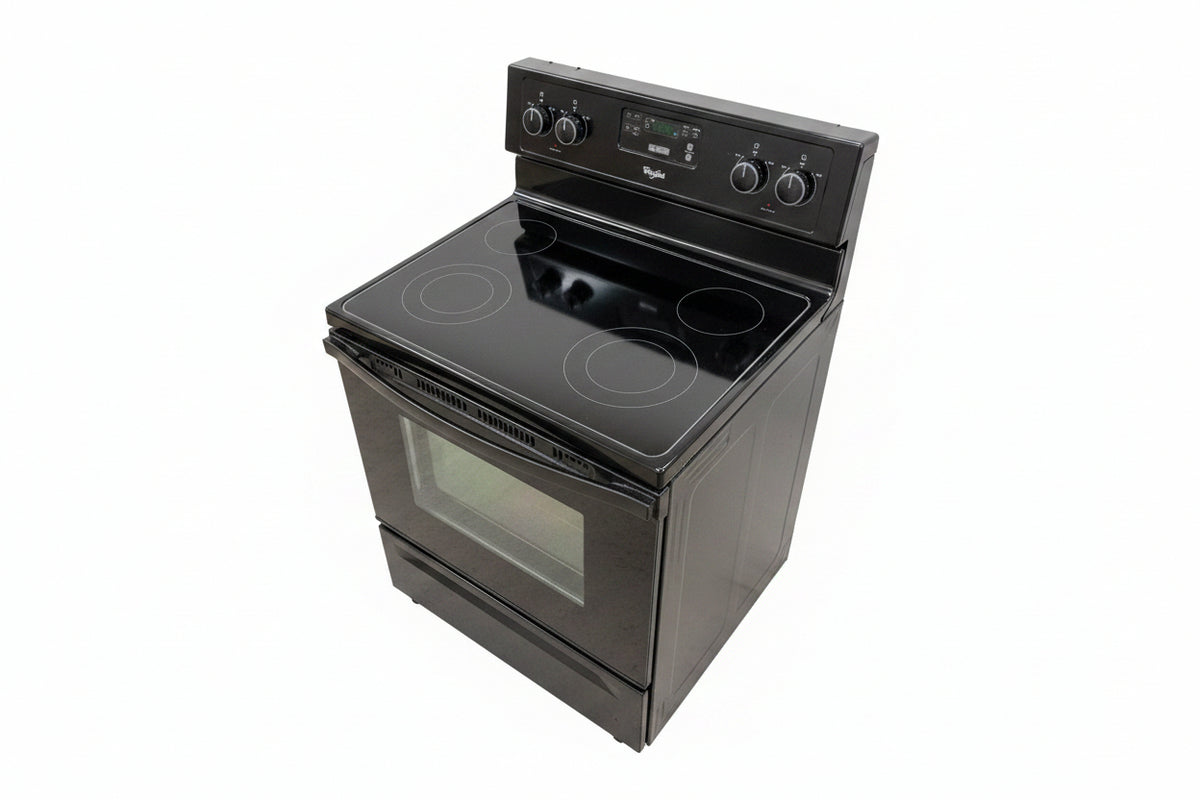 Black Whirlpool 30-inch Electric Range Stove